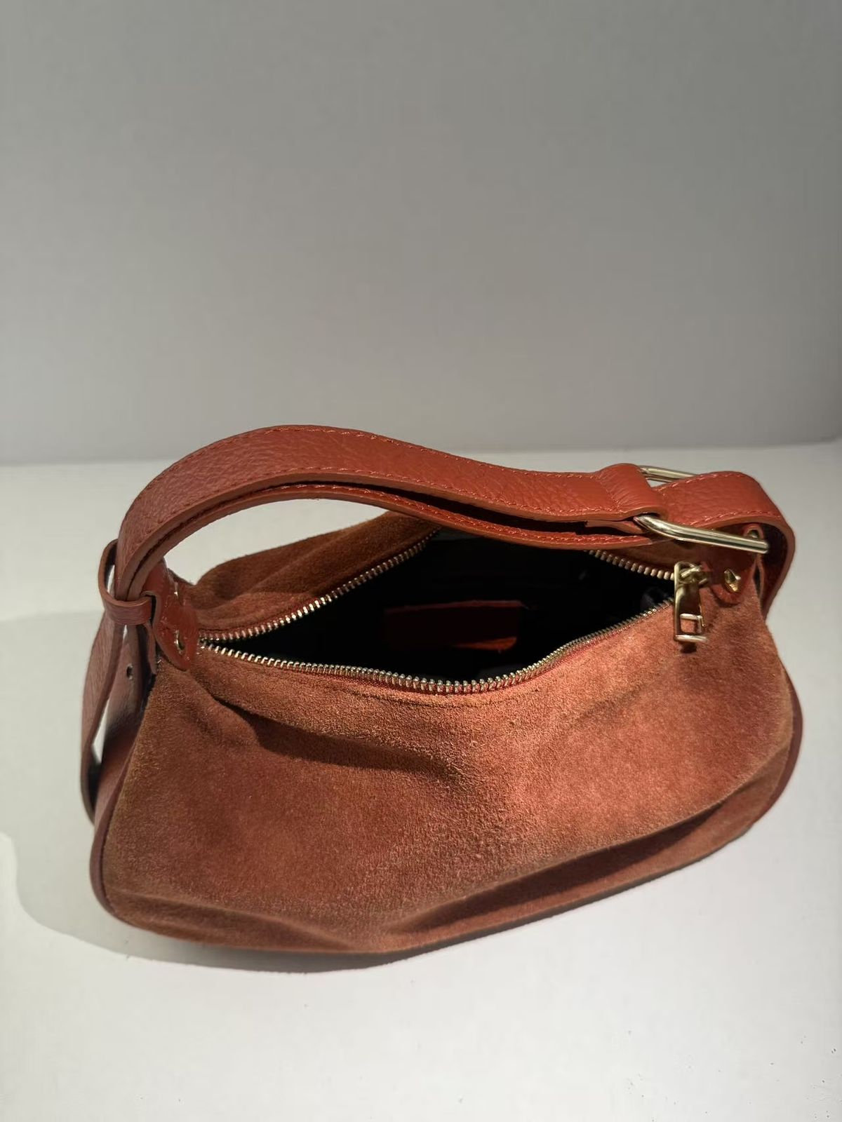 San Frediano Hobo — Shoulder leather bag, Made in Italy